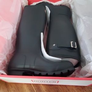 Hunter Original Tall Matte Black Boot
